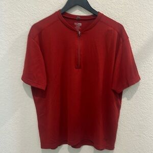 REI red men’s bike jersey size XL
